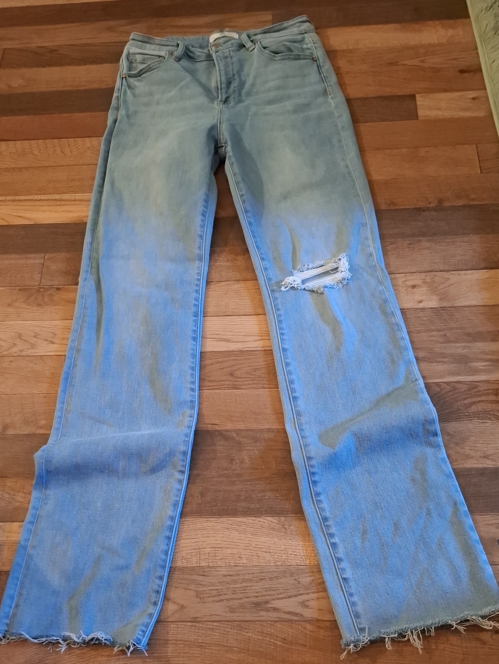 Risen Light Blue Distressed  Women's Jeans
